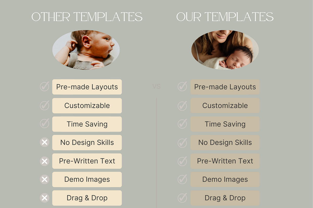 GOLD Newborn Photography Guide, a Magazine Template by Signature Edits (Photo 3 of 11)