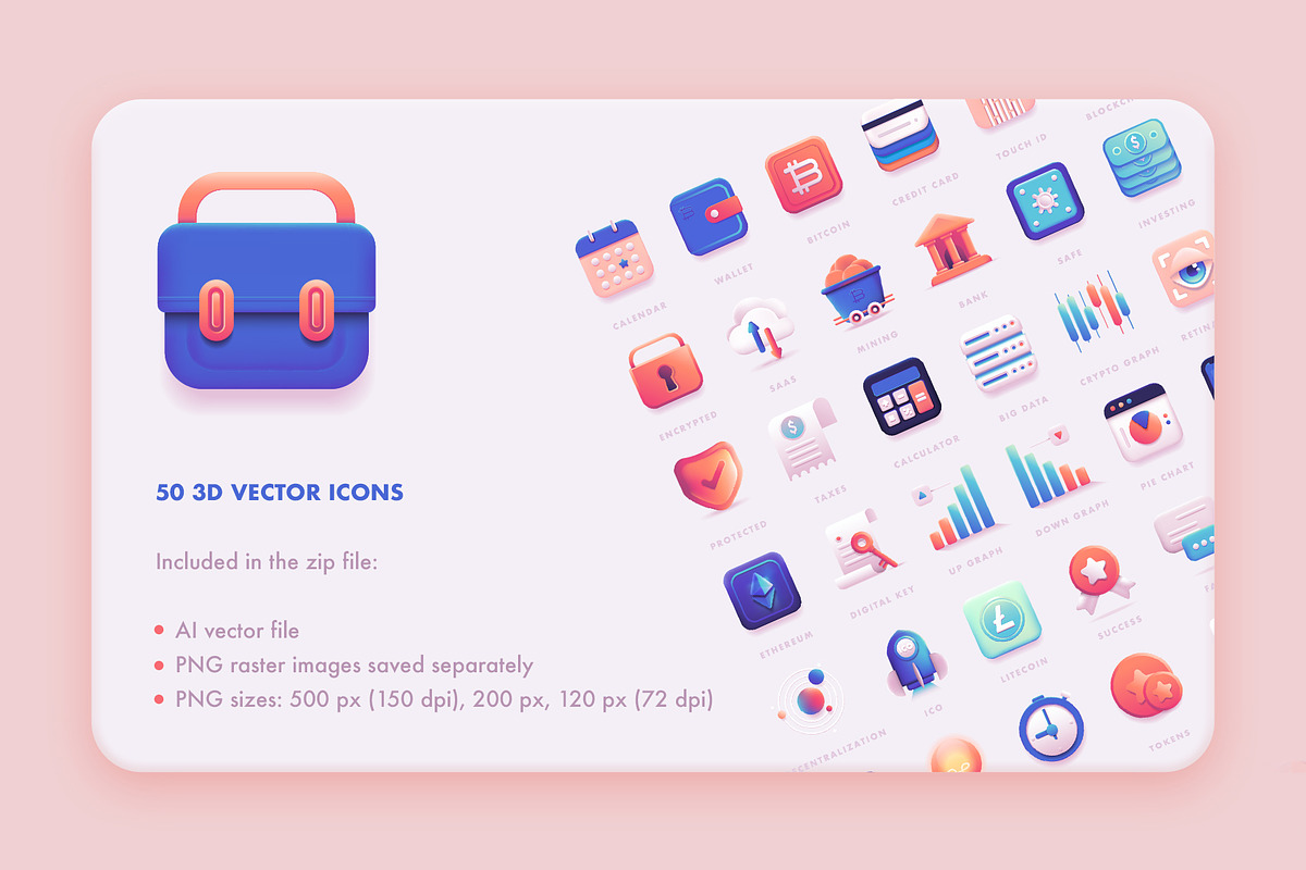 3D Fintech Icon Collection, an Outline Icon by Polar Vectors (Photo 14 of 14)