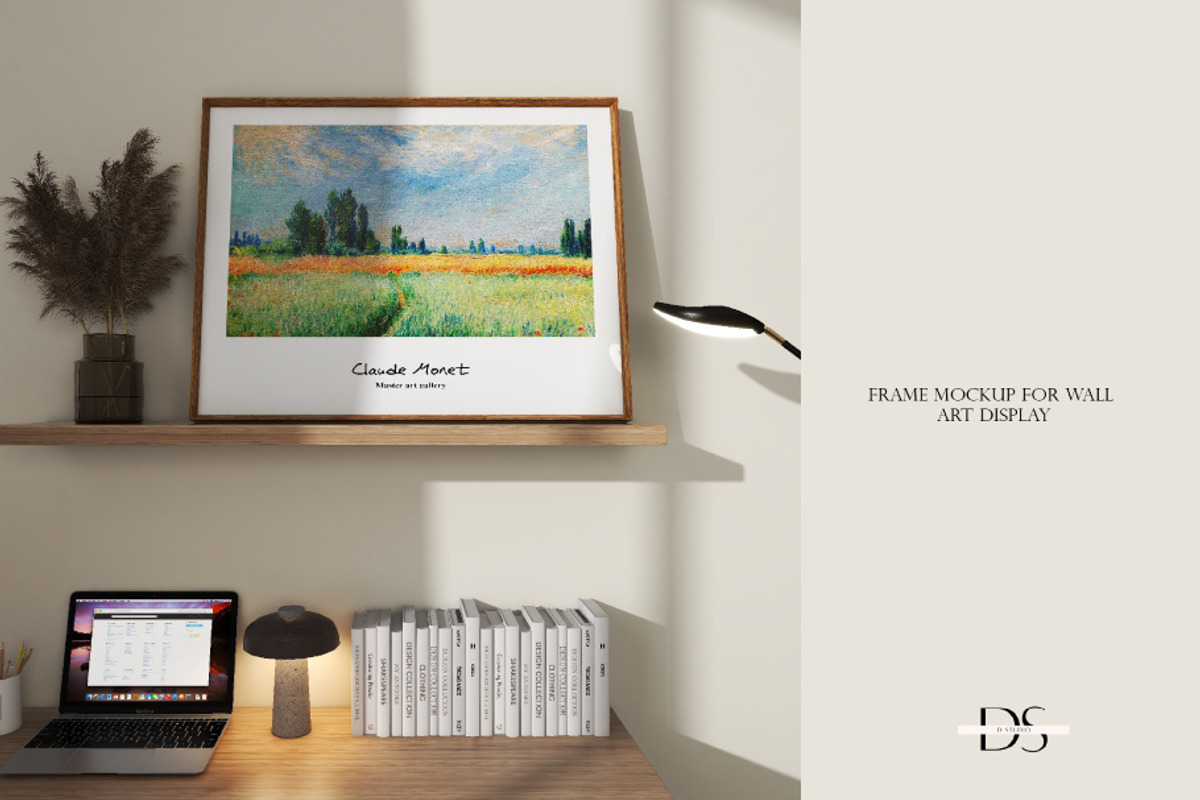 10 Bundle frame psd mockup for wall, a Print Template by DSTUDIO888 (Photo 3 of 8)