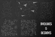 Abstract Geometry Triangular Network, a Texture Graphic by Transfuchsian (Thumbnail 2 of 5)