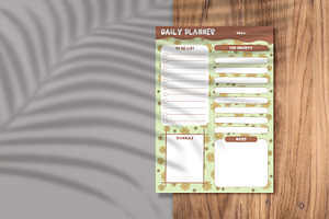 Daily Planner Sheet Design -15