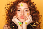 Mango & Co. Juicy Fruits Stckers, a Graphic by svetlana.belaia (Thumbnail 2 of 9)