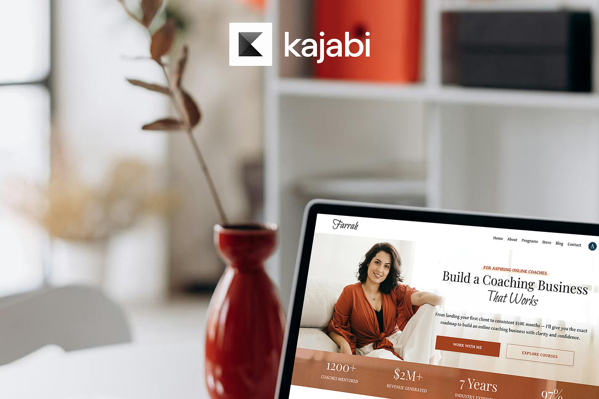 Kajabi Website Template 14 Pages, a Landing Page Template by Altenne | Kajabi Designer (Photo 8 of 9)