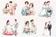 Cute Wedding  Clipart, an Illustration by CreationArt (Thumbnail 2 of 7)