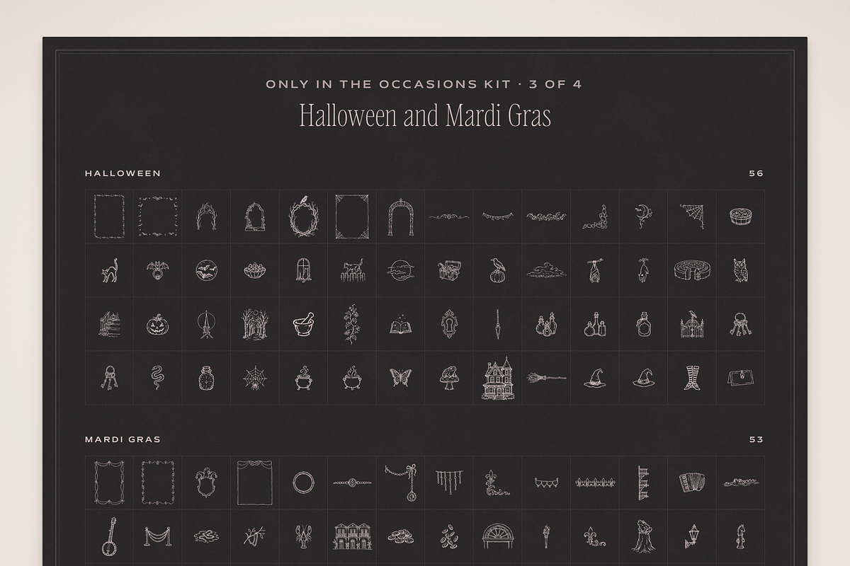 Holiday Party Invite Creator Bundle, an Object Graphic by The October Creative (Photo 13 of 24)