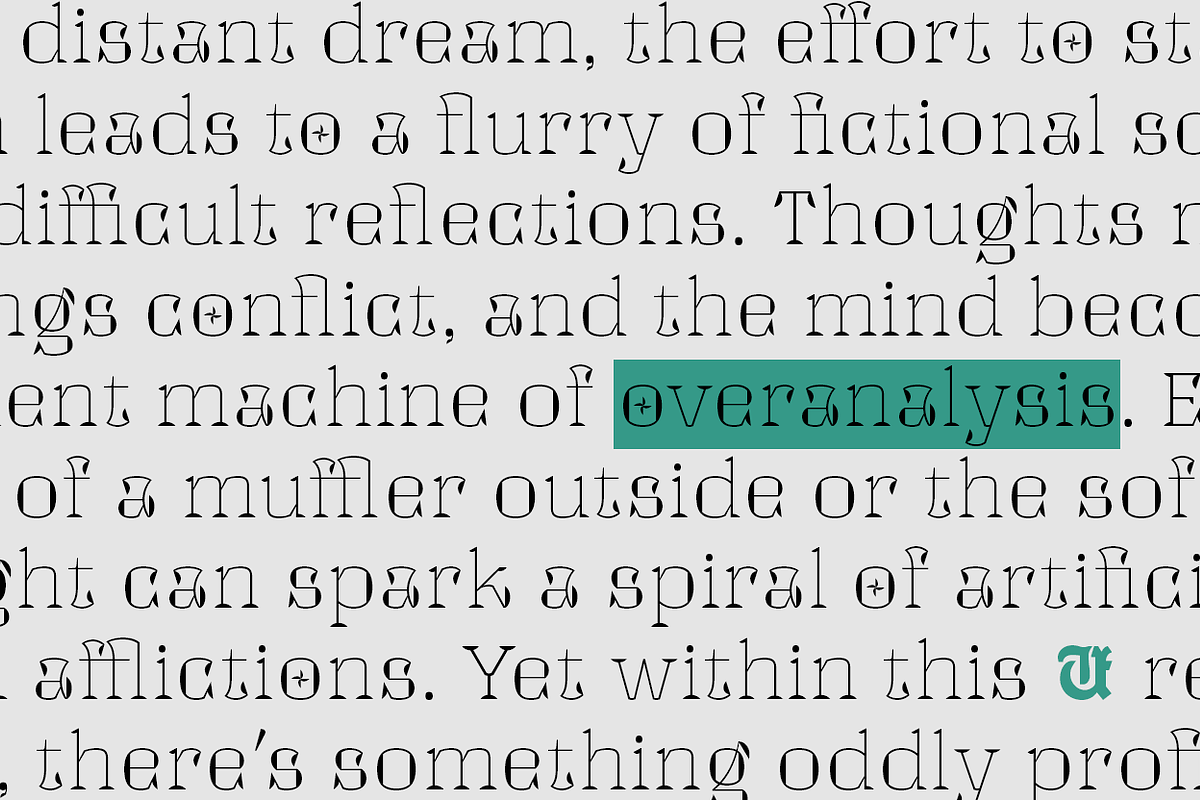 UT Tangor - A Decorative Serif, a Serif Font by Universitype (Photo 9 of 12)