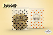 Clear Resealable Bags Mockup, a Cups & Container Mockup by INCDesign (Thumbnail 4 of 8)