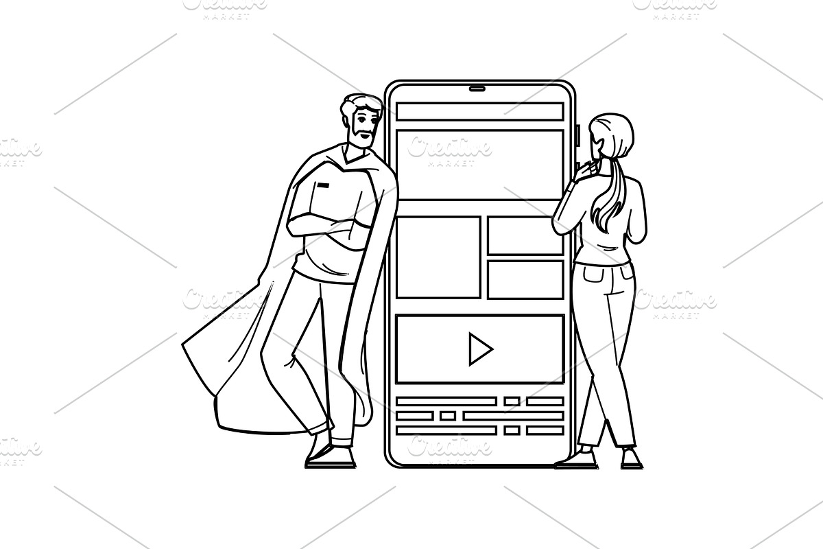 analytics competitor analysis vector, a Finance Illustration by pikepicture