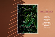 Sacred North Display Font + Extras, a Font by Jonas Stensgaard (Thumbnail 3 of 15)