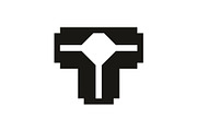 Letter T Razor Logo, a Branding & Logo Template by Buqancreative (Thumbnail 1 of 4)