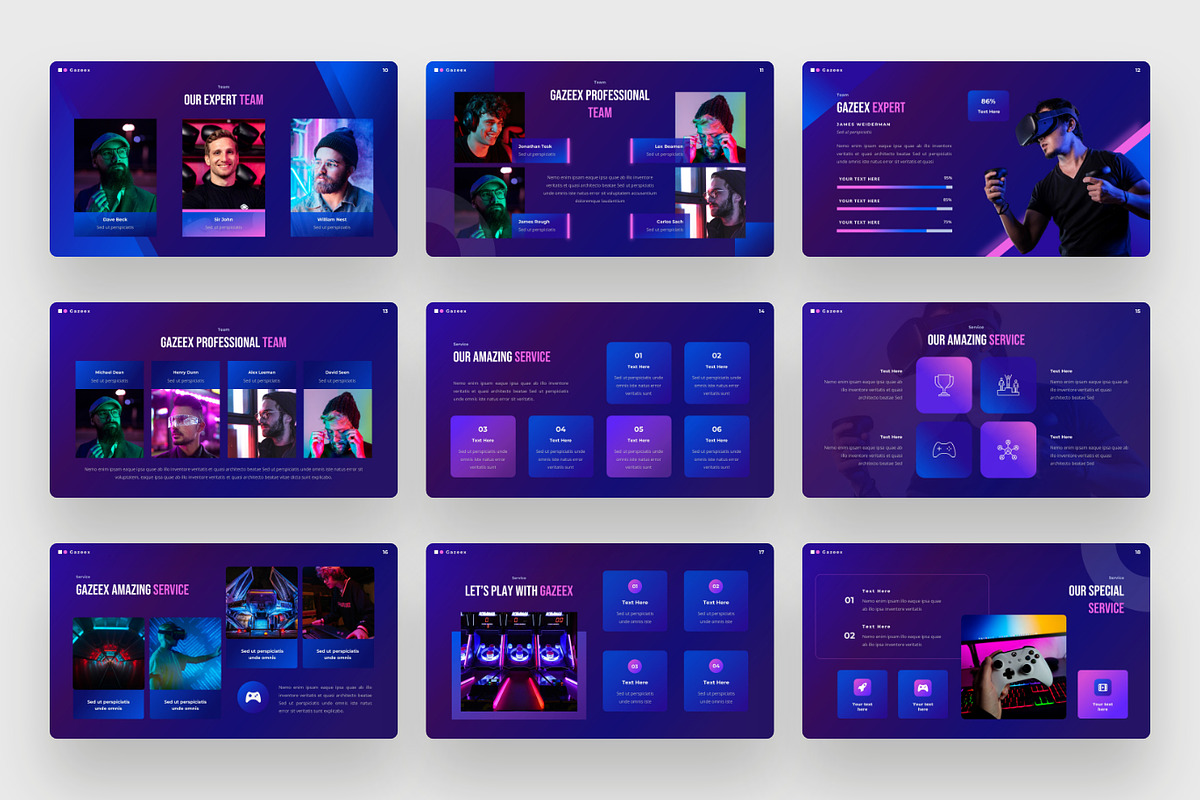 Gazeex - eSport Gaming Keynote, a Presentation Template by BeadyLab (Photo 3 of 6)