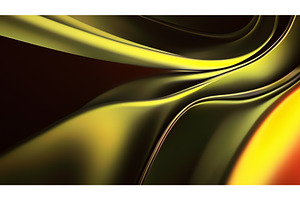 Fluid Green Metal Background With, an Illustration by BazziBa♥