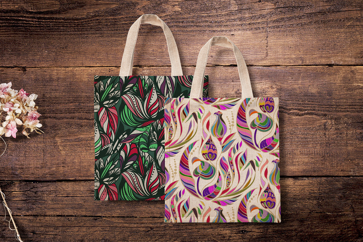 Colored fantasy. 10 vector pattern, a Pattern Graphic by olly87 (Photo 2 of 3)