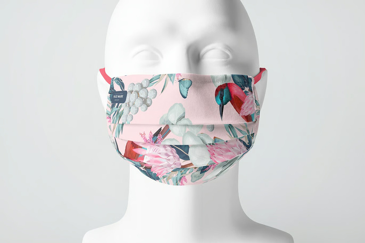 Face Mask Mock-up, a Mask Mockup by zippypixelstudio (Photo 9 of 16)