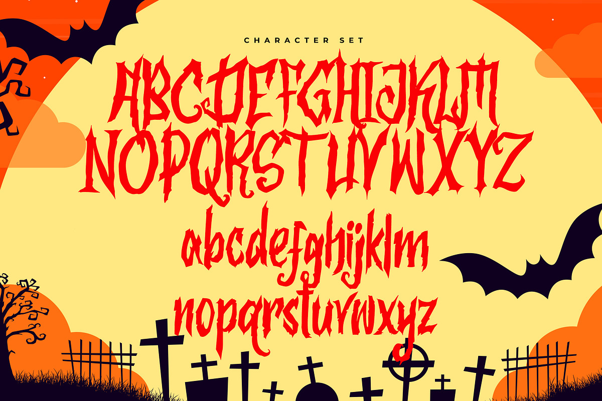 Death Curse, a Font by agnyhasyastudio (Photo 9 of 11)
