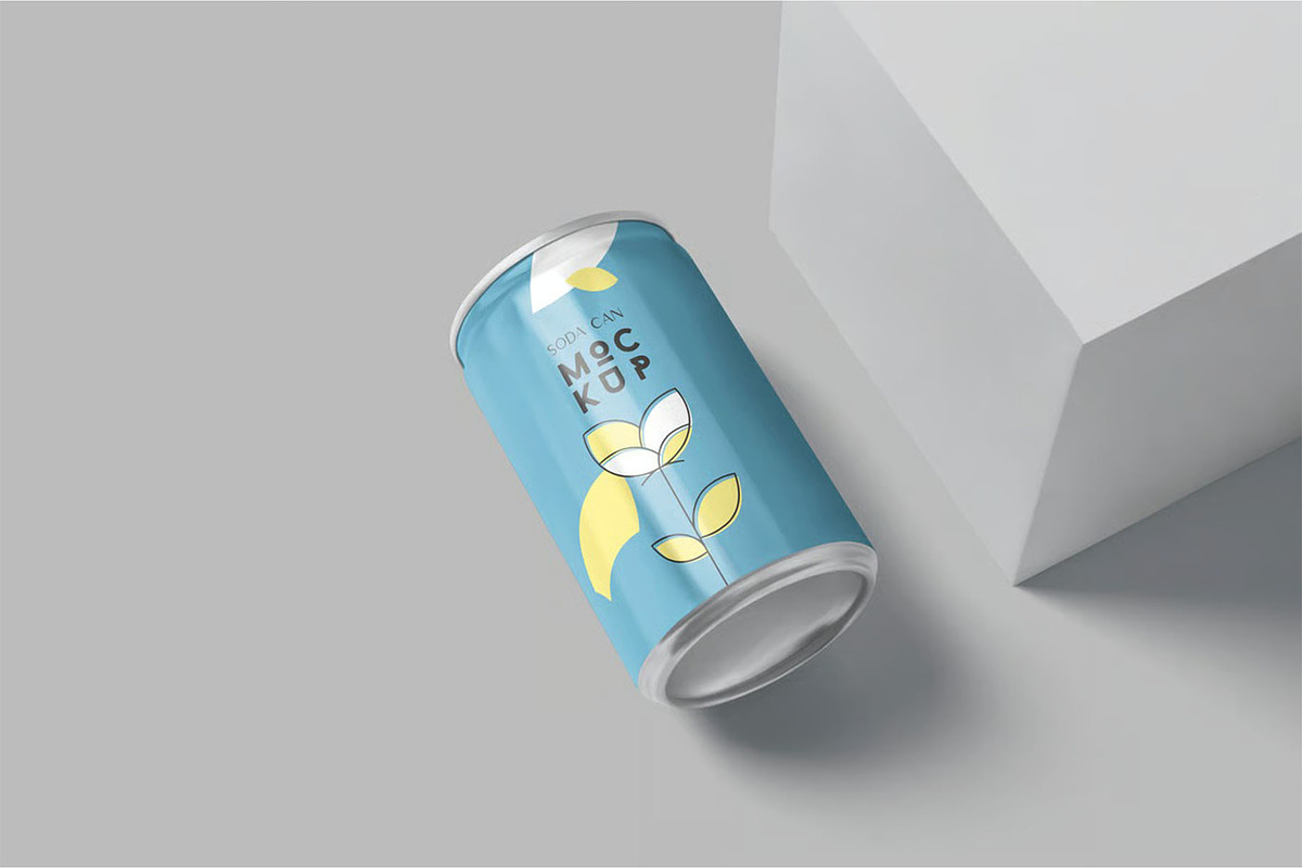 Soda Can Mockups, a Product Mockup by megostudi0 (Photo 2 of 6)