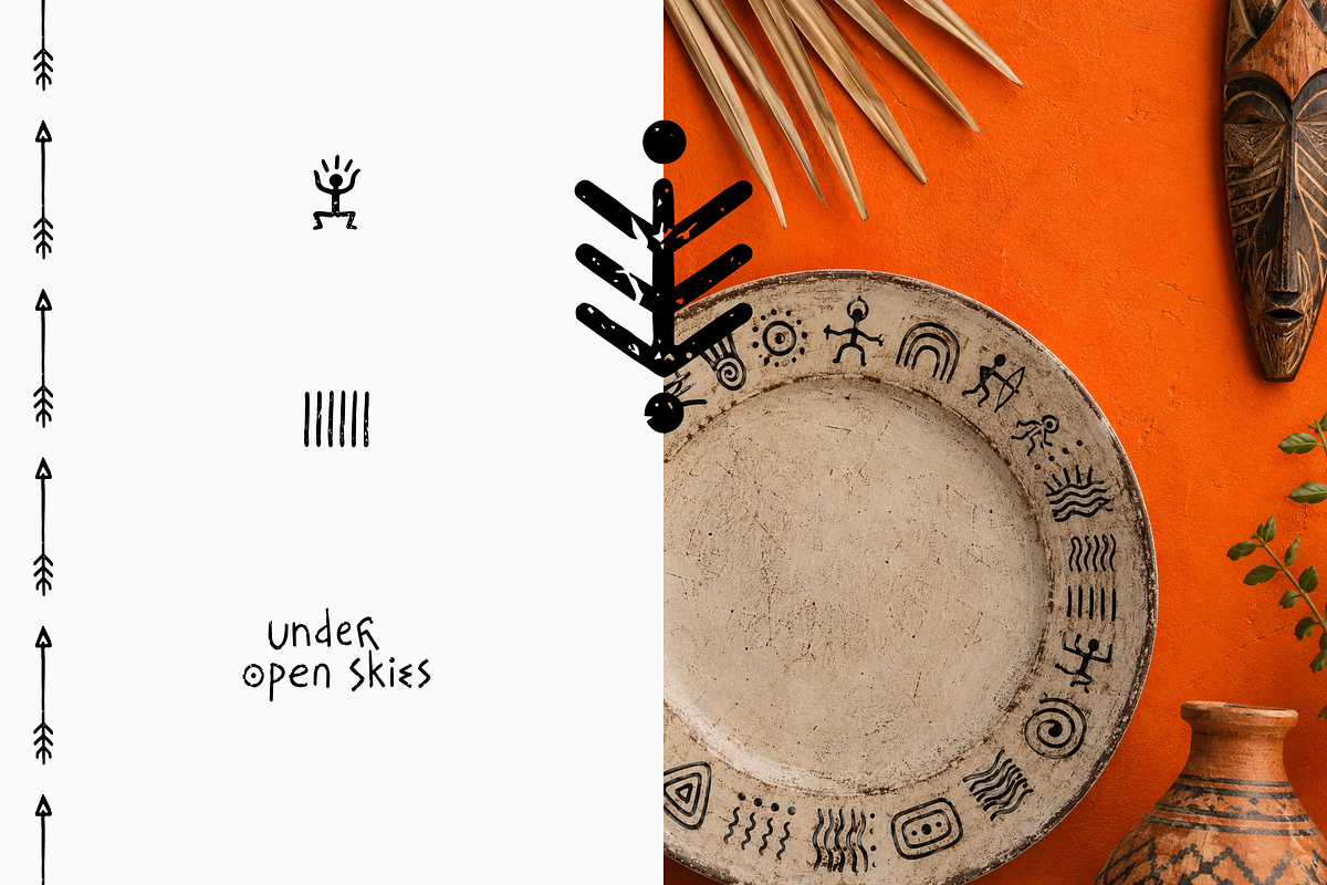 Tribal Shabby Symbols Vector Pack, an Object Graphic by Nutalin Art (Photo 2 of 13)