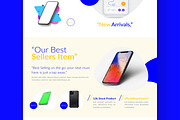 Ecommerce Landing Page, an UI Kit Template by CreativeShaper (Thumbnail 5 of 6)