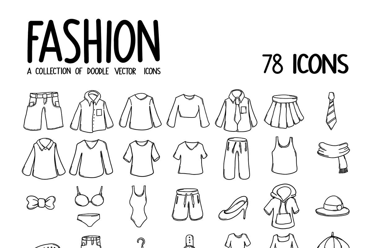 4300+ Hand-Drawn Doodle Icons Bundle, an Outline Icon by TKDoodle (Photo 15 of 36)
