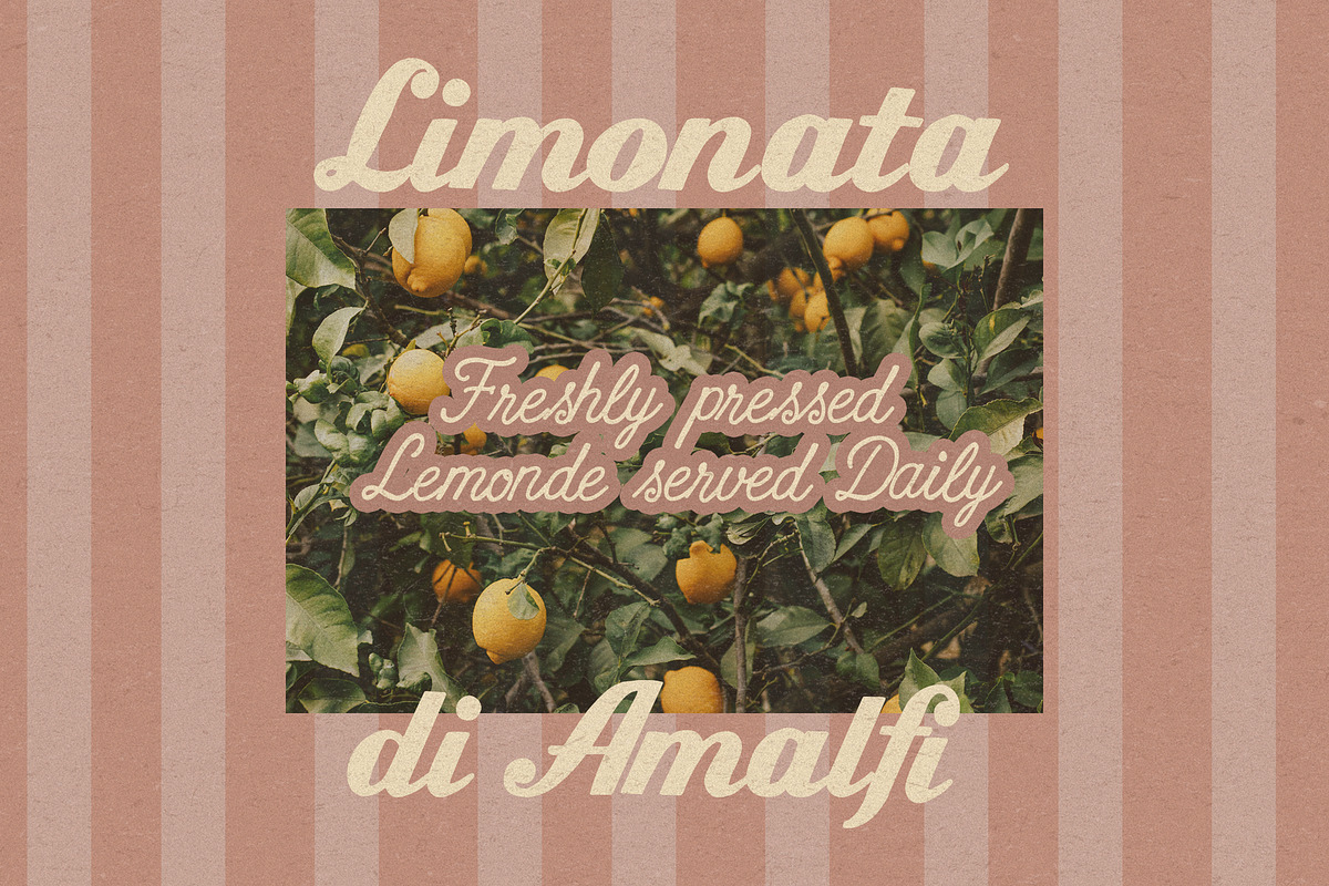 Handwritten Retro Sign Painter Fonts, a Handwritten Font by Laras Wonderland (Photo 8 of 13)