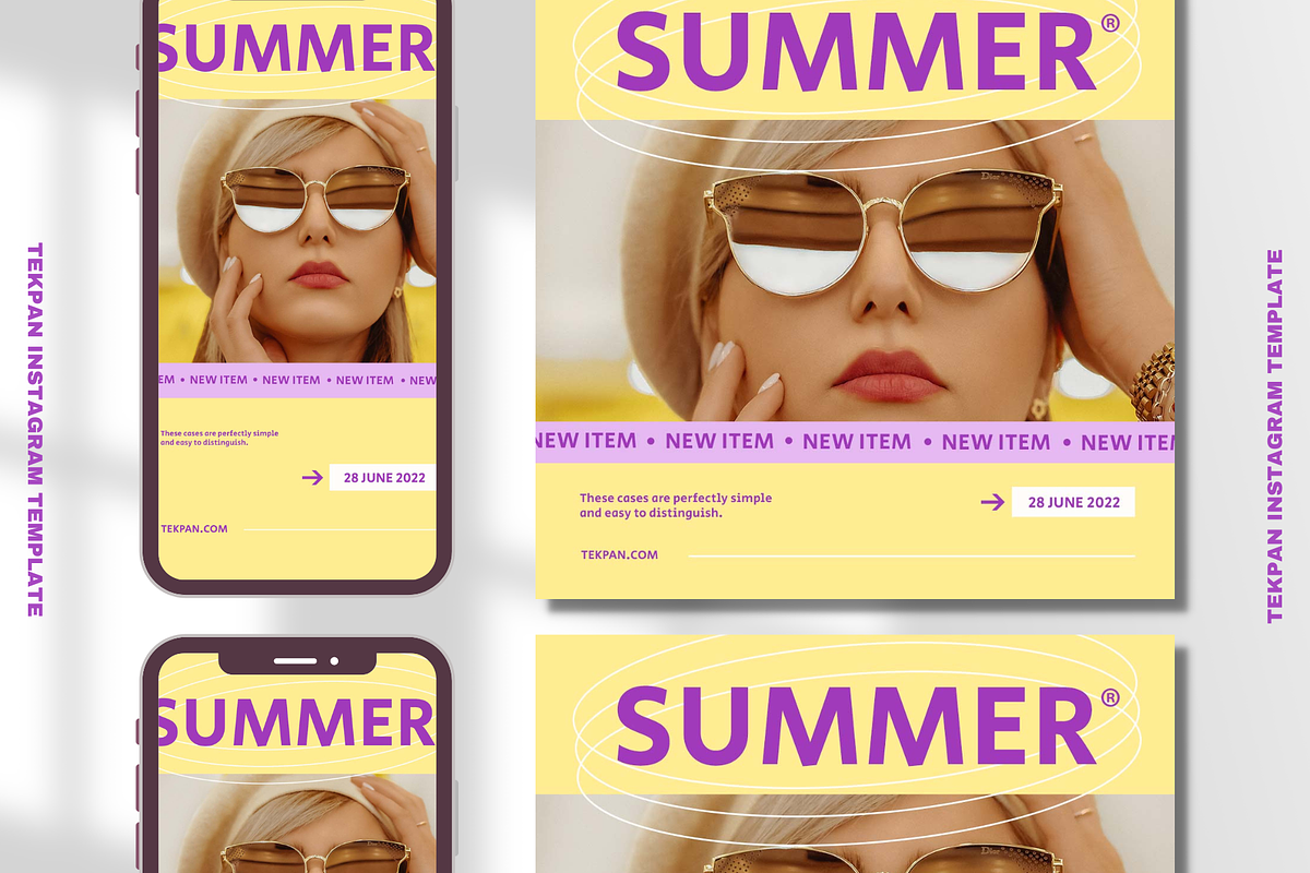 Tekpan Instagram Template, a Social Media Template by Aji Gallery (Photo 4 of 17)