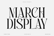 CS March – Modern Display Font, a Serif Font by Craft Supply Co. (Thumbnail 1 of 8)