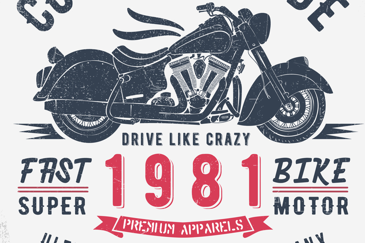 VECTOR SET OF MOTORCYCLE GRAPHICS, an Illustration by ulasokuyucu (Photo 4 of 9)