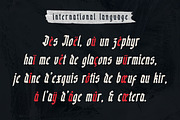 Eksellena - Blackletter Display, a Blackletter Font by Typehand Studio (Thumbnail 9 of 14)
