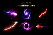 300+ Magic Spell Overlay Effects, an Object Graphic by Mikel Blazgad (Thumbnail 3 of 11)