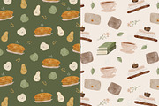 Cozy Autumn | Cliparts and Patterns, an Object Illustration by OkPen (Thumbnail 16 of 18)