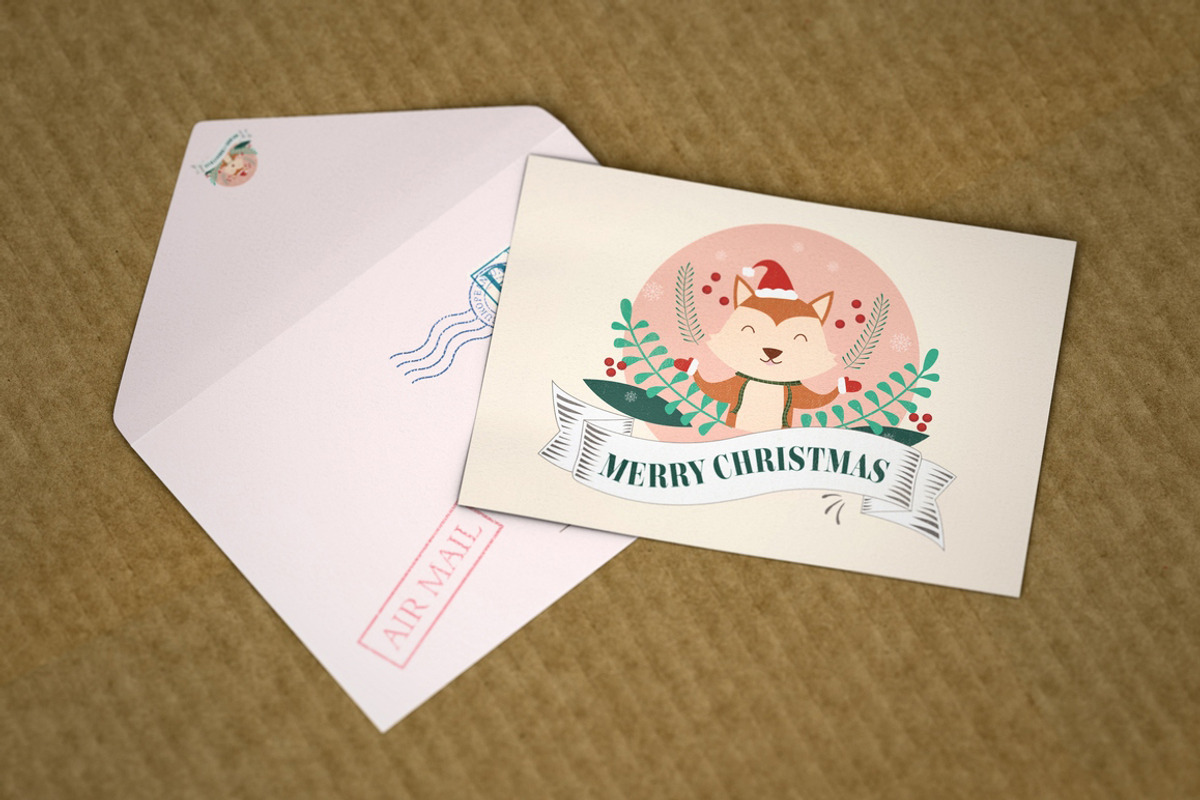 A6 Postcard with Envelope Mock-Up, a Print Template by MassDream (Photo 6 of 11)