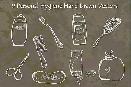 Personal Hygiene Bathroom Vectors