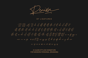 Renissa Signature Font