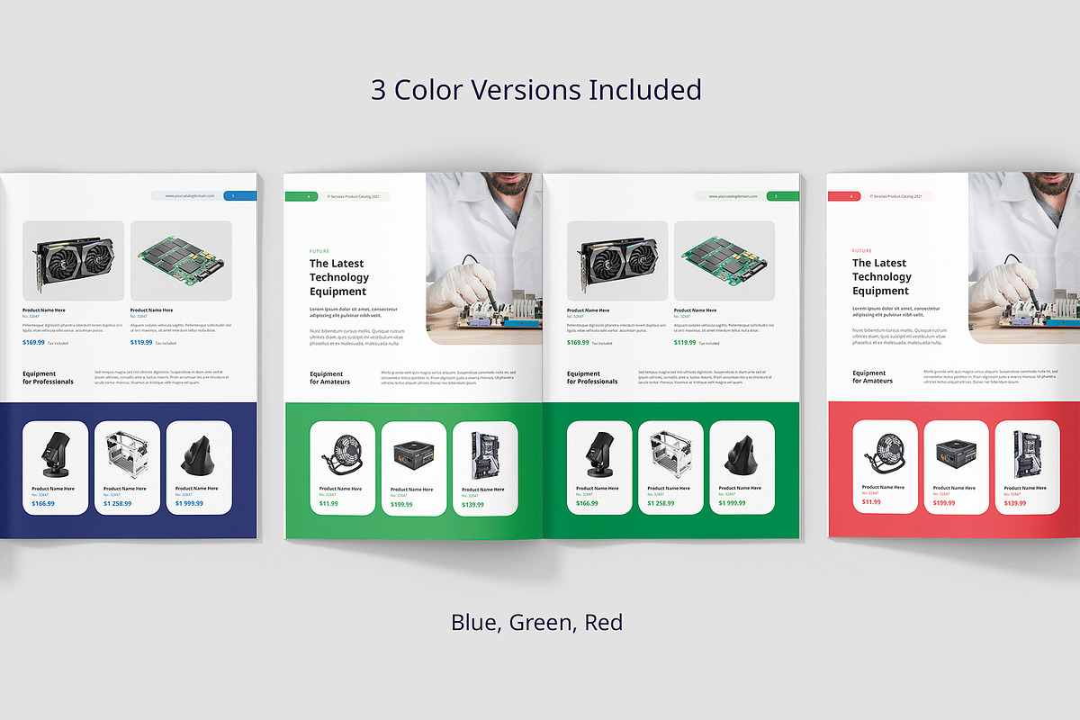 IT Service Product Catalog Template, a Brochure Template by artbart (Photo 6 of 6)