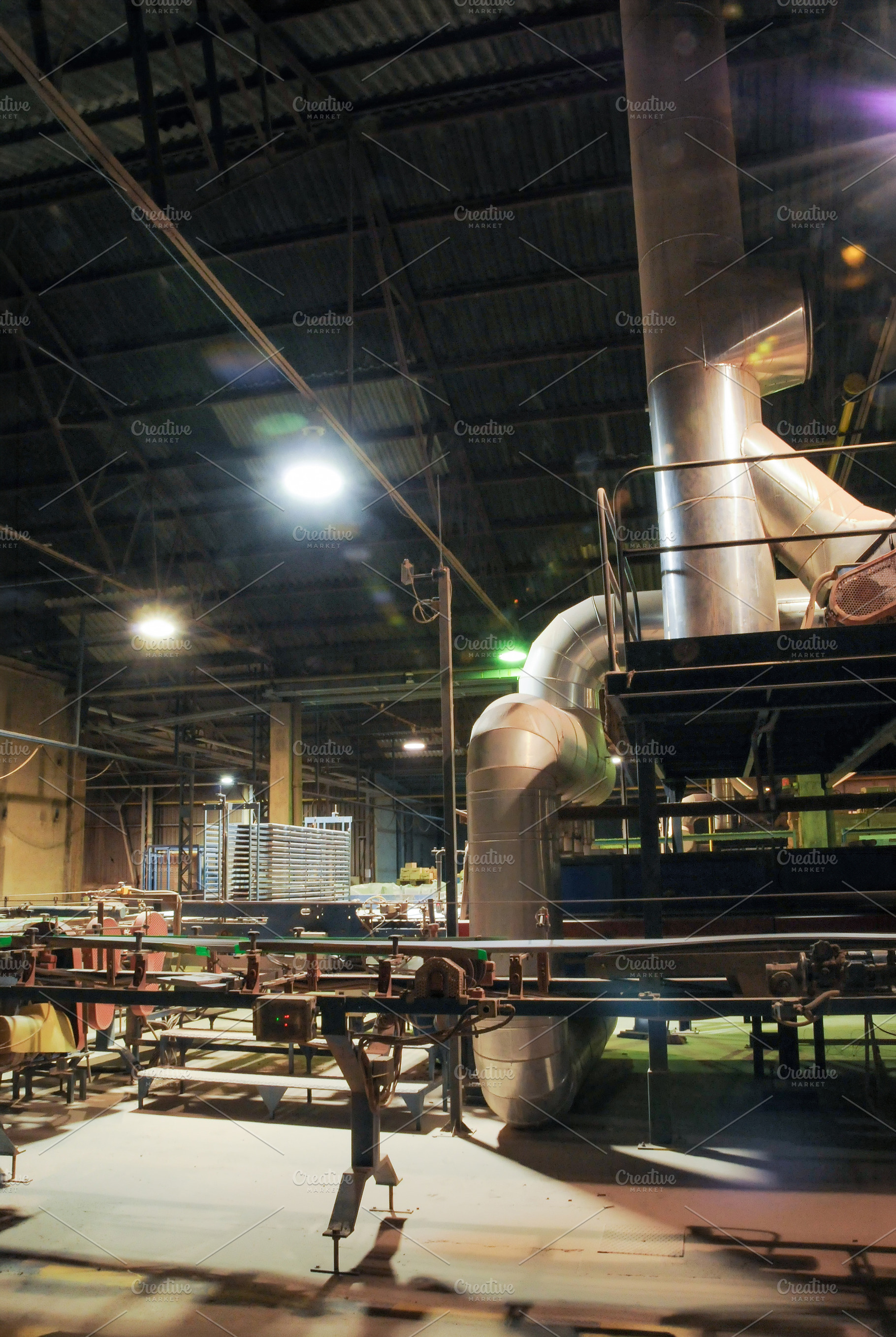 Industrial Ceramic Kiln and Conveyor System, an Industrial Photo by Davizro's Market