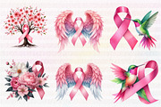 Breast Cancer Clipart, an Illustration by CreationArt (Thumbnail 2 of 3)