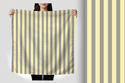 Butter Yellow and Grey Stripe 2, a Pattern Graphic by Sharon Schwalbe (Thumbnail 3 of 6)