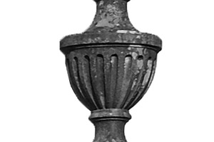 Classical stone urn finial isolated photo, an Arts & Entertainment Photo by DanFLCreativo