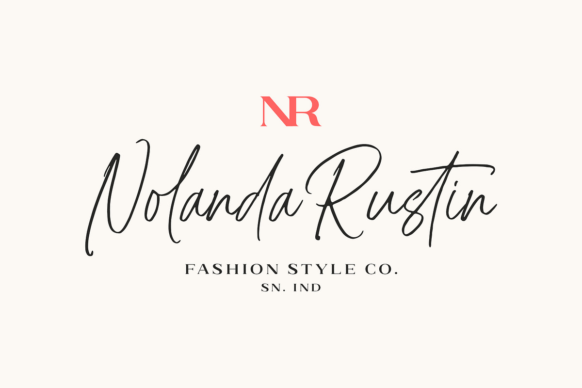 Brushine Collective Font preview 4