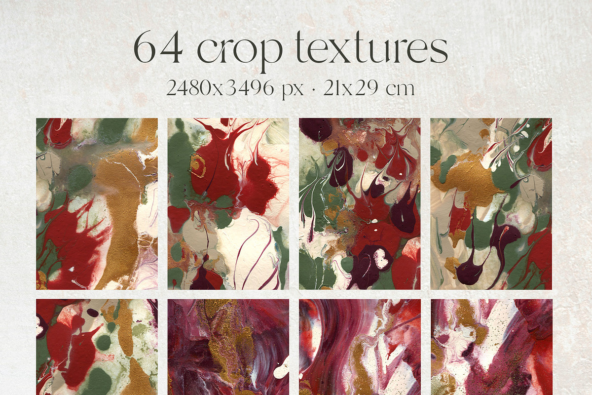 Christmas day flowers backgrounds, a Seasonal Illustration by Yuliya Derbisheva (Photo 16 of 20)