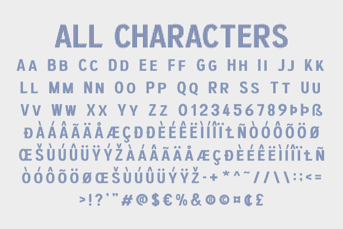 Bergins Slitscan, a Sans Serif Font by Craft Supply Co. (Photo 8 of 8)