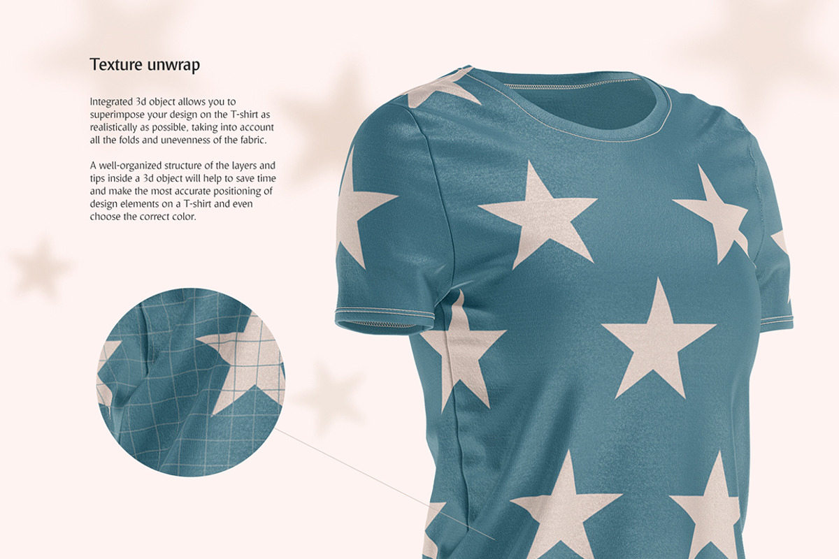 Women's T-shirt Animated Mockup, a Shirt Mockup by rebrandy (Photo 5 of 11)
