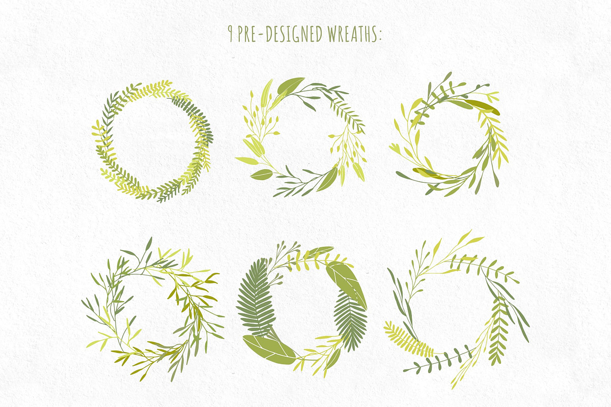 Vector Botanical Elements +Extras!, a Decorative Illustration by eclosque (Photo 4 of 5)