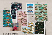 Tropical Getaways, a Pattern Graphic by MSNTY STUDIOX (Thumbnail 3 of 17)