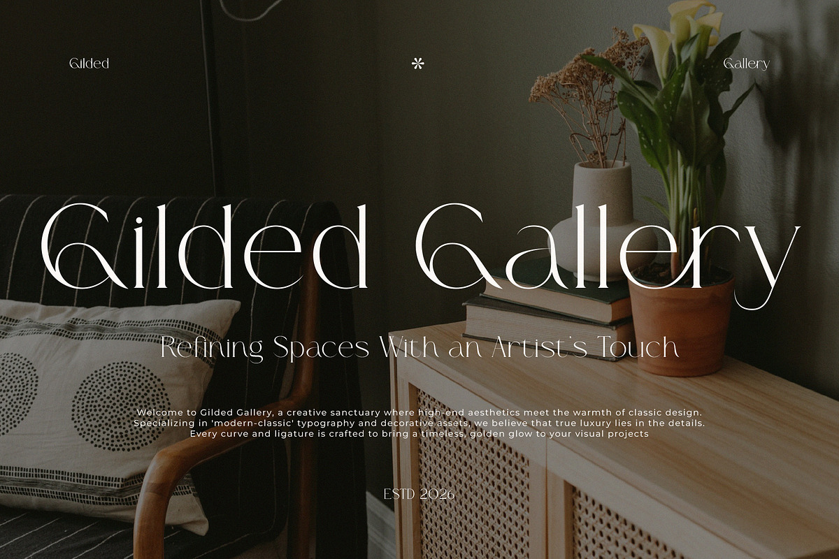 The Genium - Elegant Classic Serif, a Serif Font by GridlineType (Photo 5 of 10)
