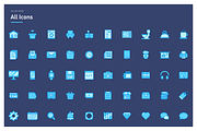 50 icons in three styles, an Icon by SashaGorosh (Thumbnail 7 of 8)