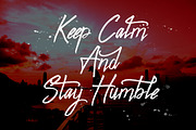 Hunter Skyfar- Dry Brush Script, a Script Font by FHFont (Thumbnail 6 of 12)