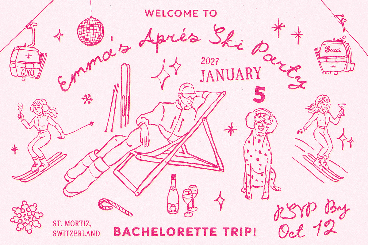 Hand-drawn Après-Ski Clipart Bundle, a Seasonal Illustration by Ayya Studio (Photo 4 of 11)