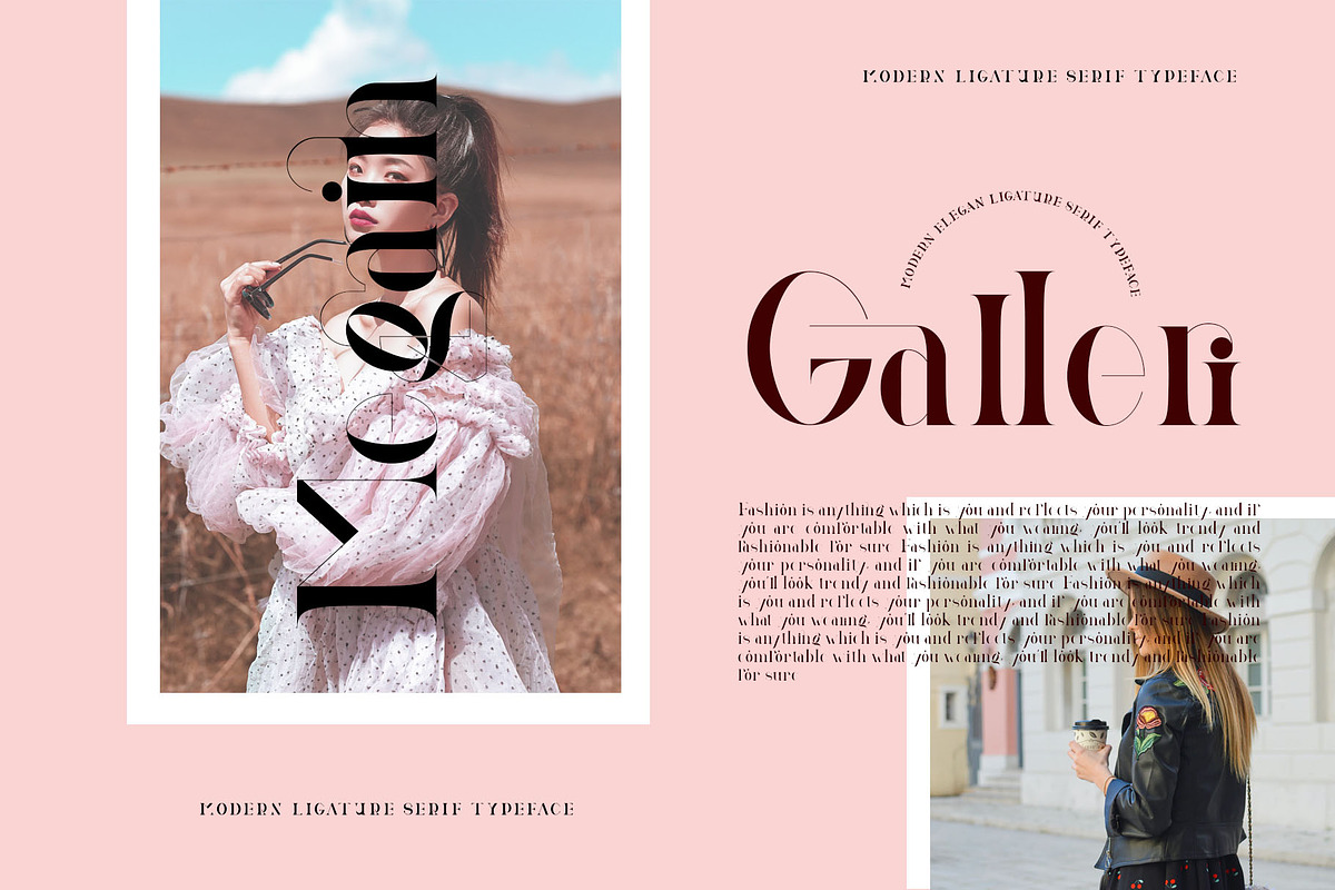Megain Ligature Serif Typeface, a Serif Font by Humaira_std (Photo 4 of 14)