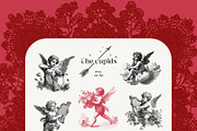 Vintage romance- Valentine's day, a Seasonal Illustration by Pamyatka Shop (Thumbnail 7 of 18)